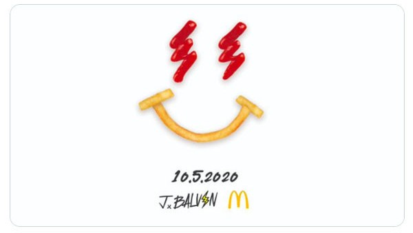 McDonald's Adds J Balvin's Order to Menus Nationwide