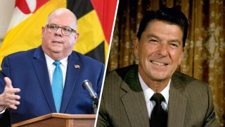 Larry Hogan; late President Ronald Reagan