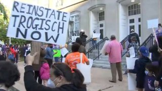 School Without Walls protest