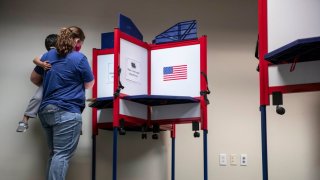 woman voting in alexandria virginia