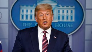 President Donald Trump speaks at the White House, Thursday, Nov. 5, 2020, in Washington.
