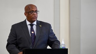 Baltimore Mayor Bernard C. "Jack" Young speaks during a news conference on June 5, 2020.