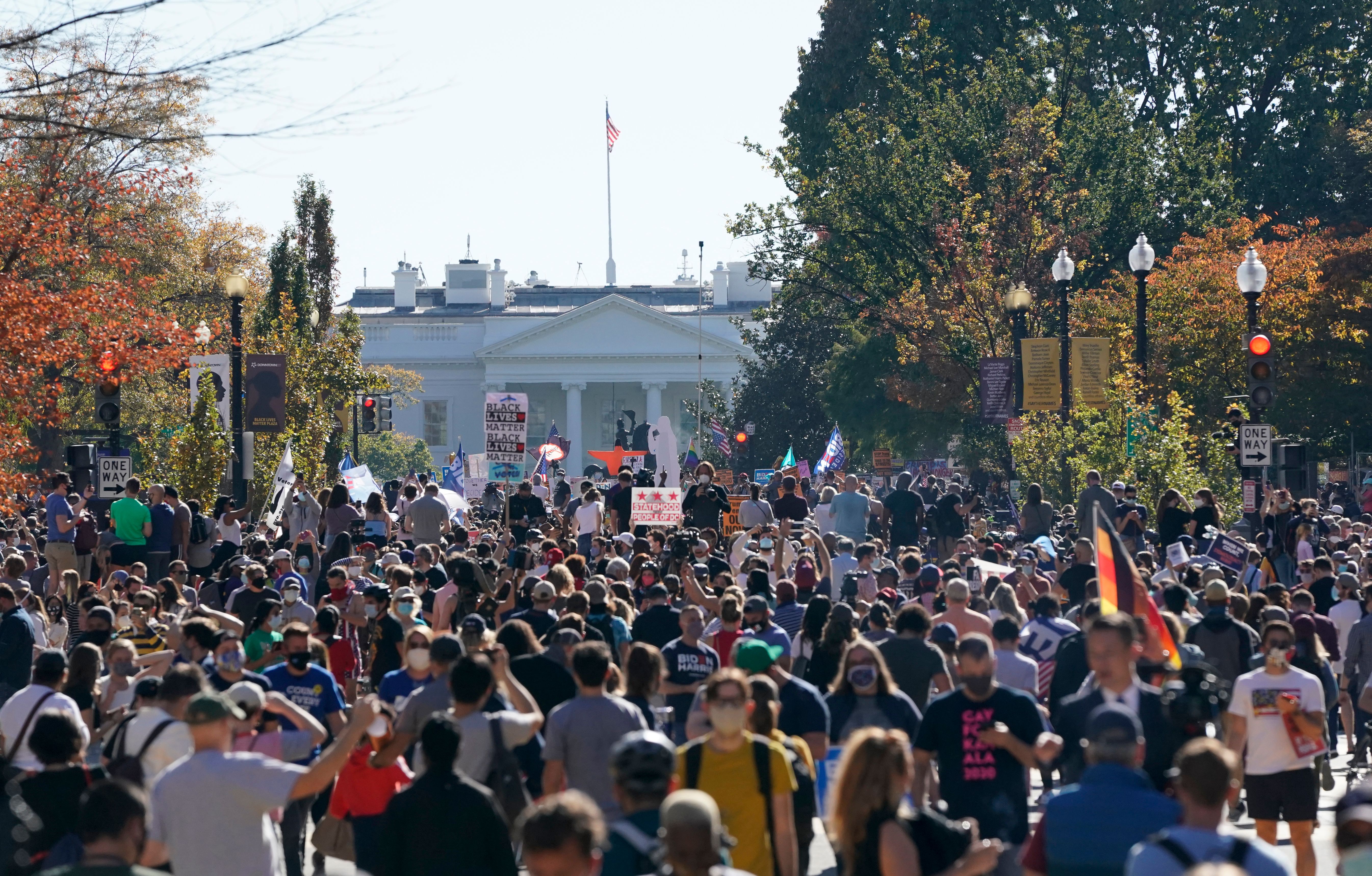 Photos Biden Fans Take to Streets of DC to Celebrate NBC4 Washington