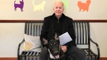 Joe Biden and his rescue dog Major