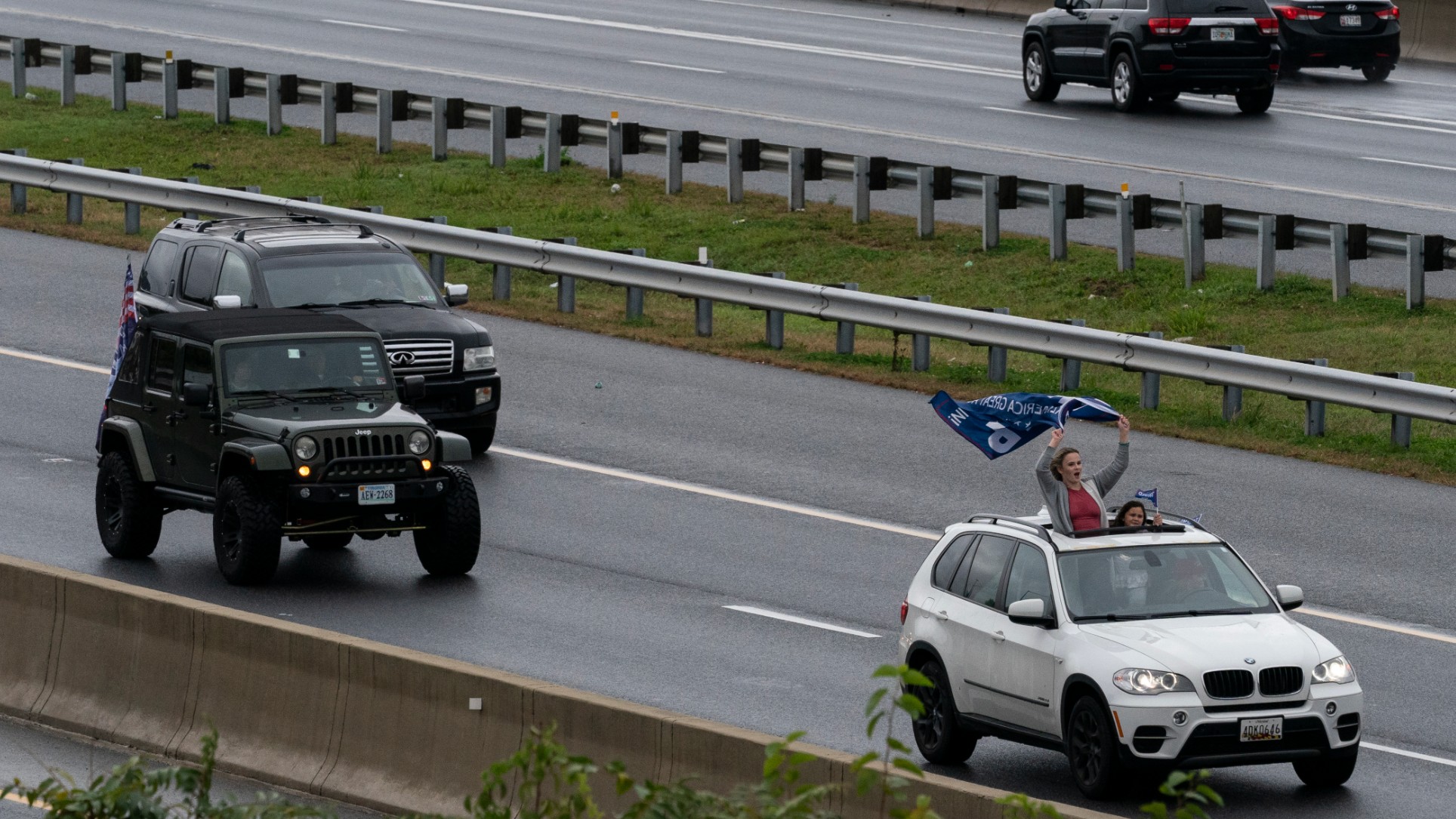 Photos: Pro-Trump Car Caravan Hits the Beltway – NBC4 Washington