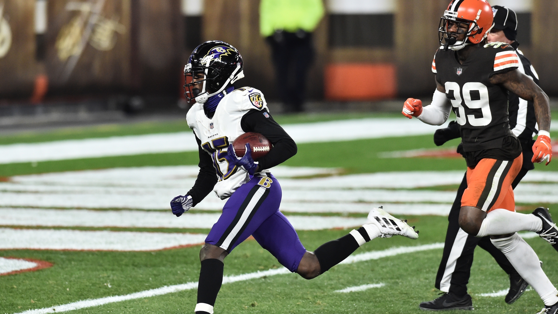 Ravens Place Three Receivers, Including Marquise ‘Hollywood' Brown, on Reserve/COVID List
