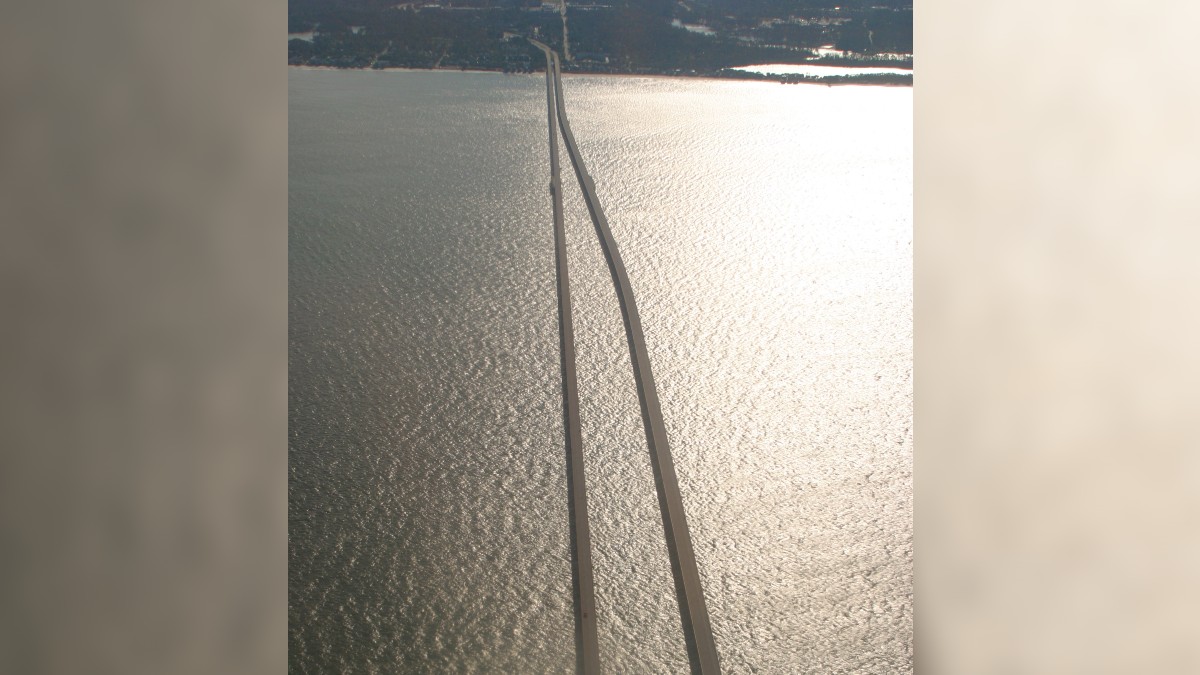 Truck Plunges Over Side of Chesapeake Bay Bridge-Tunnel