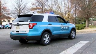 A Prince William County Police SUV