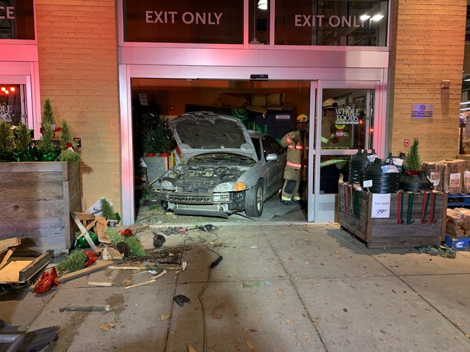 Car Crashes Into Whole Foods in Fairfax County