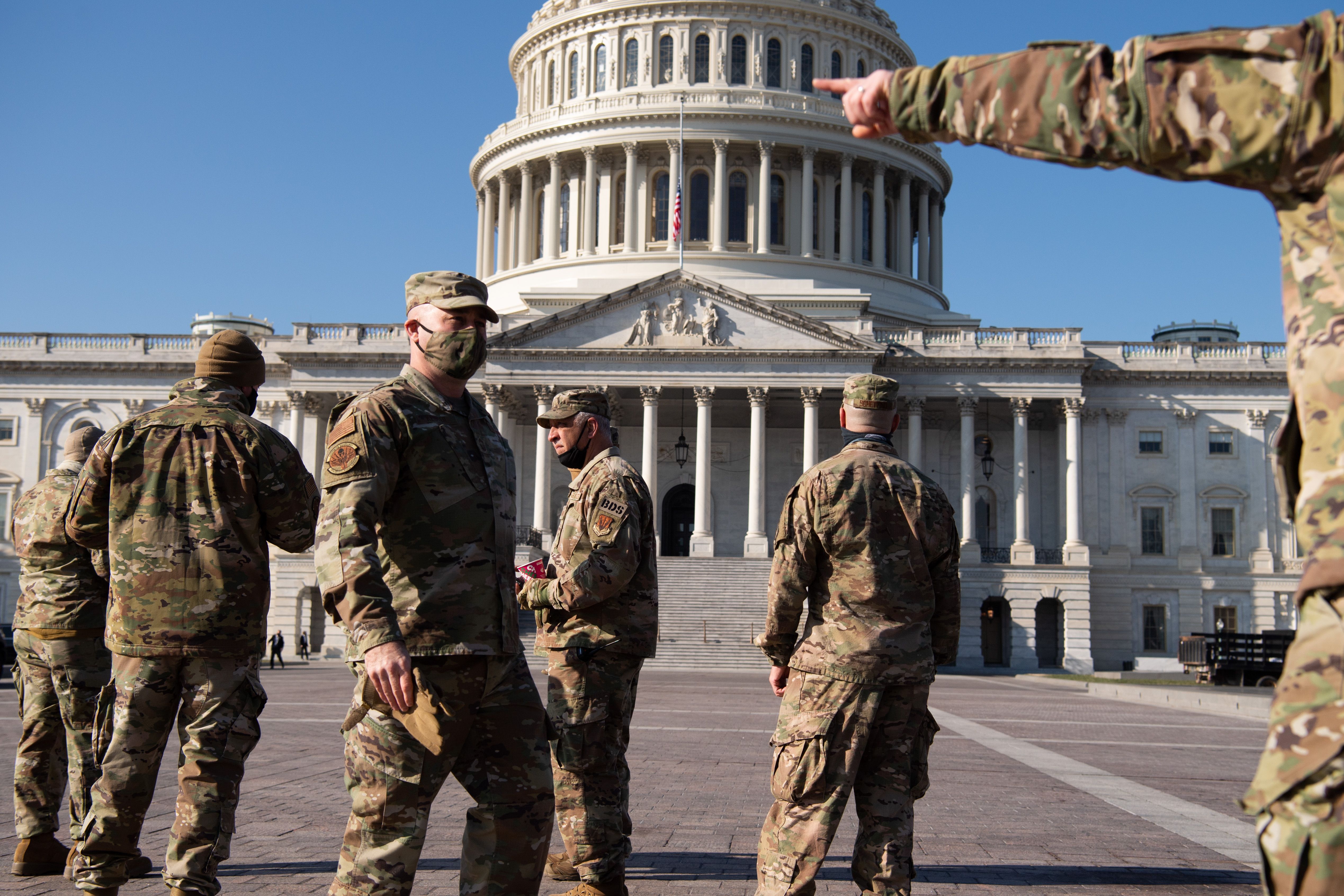 Inaugural Security Is Fortified in D.C. as Military and Police