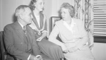 Harry S. Truman, Margaret Truman, and Elizabeth Truman