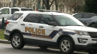 A U.S. Capitol Police SUV