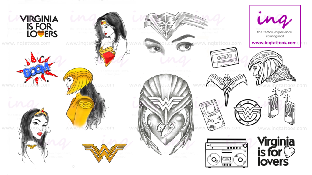 inq Tattoos Wonder Woman 1984