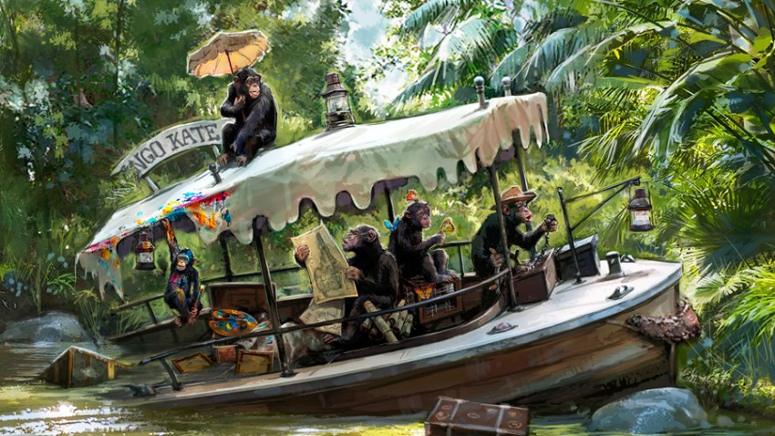 Jungle Cruise Attraction at Disneyland, Magic Kingdom Park ...