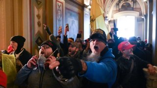 In this Jan. 6, 2021, file photo, supporters of President Donald Trump storm the U.S. Capitol in Washington, D.C.