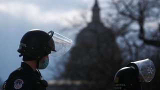 us capitol police helmet and capitol