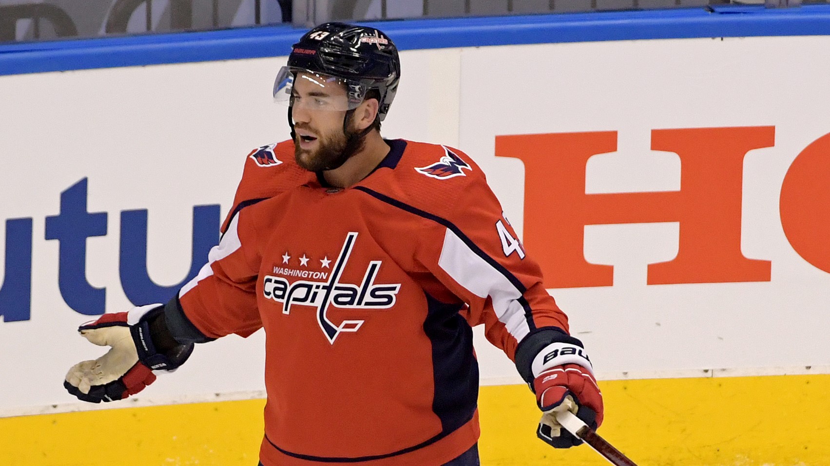 Tom Wilson Considered Day-To-Day With a Lower-Body Injury