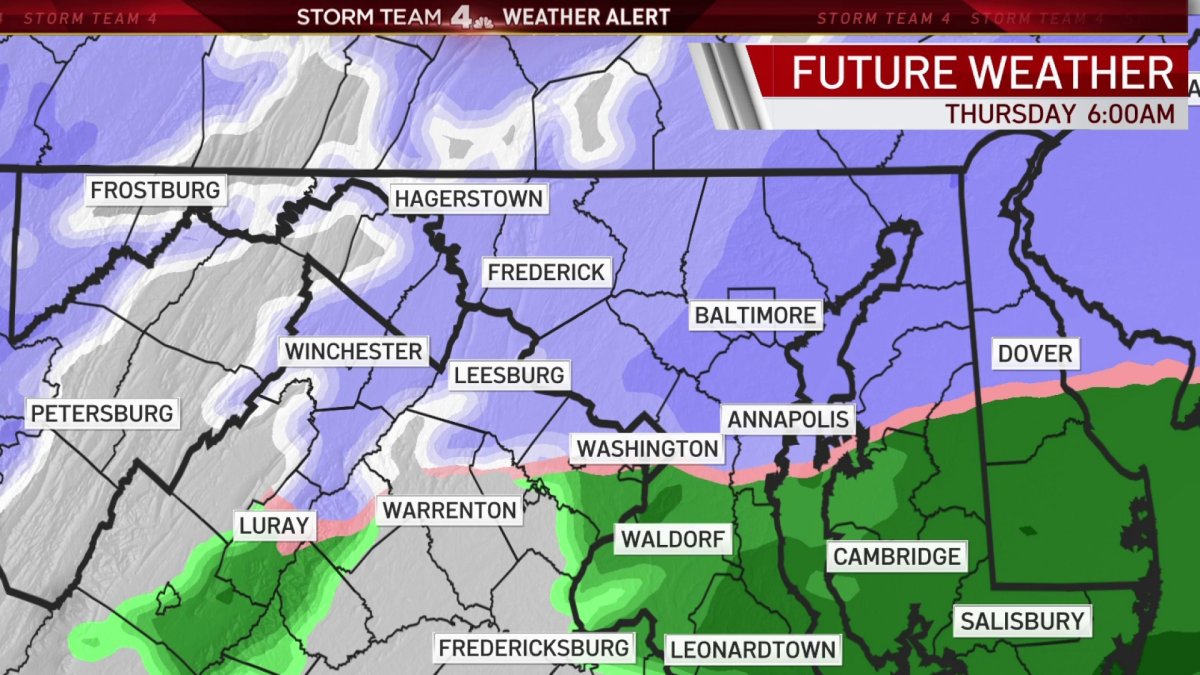 Midday Weather, Feb. 10 NBC4 Washington