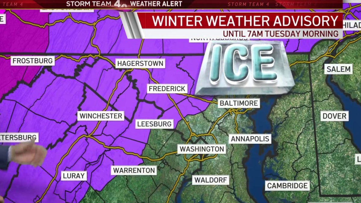Late Weather Feb. 15, 2021 NBC4 Washington