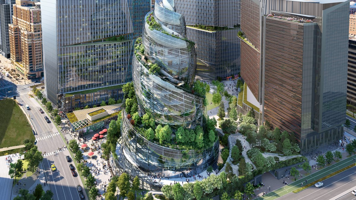 Amazon Pausing Construction on HQ2, Helix, in Arlington, Virginia – NBC4 Washington - Vimarsana News