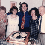 Beba, Sharon, Michael, Mary and Lee at Beba and Lee’s 50th wedding anniversary