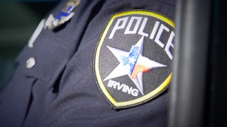 irving police shoulder patch