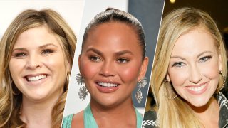 From left to right, Jenna Bush Hager, Chrissy Teigen and Stephanie Hollman.