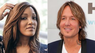 (Left) Mickey Guyton, (Right) Keith Urban.