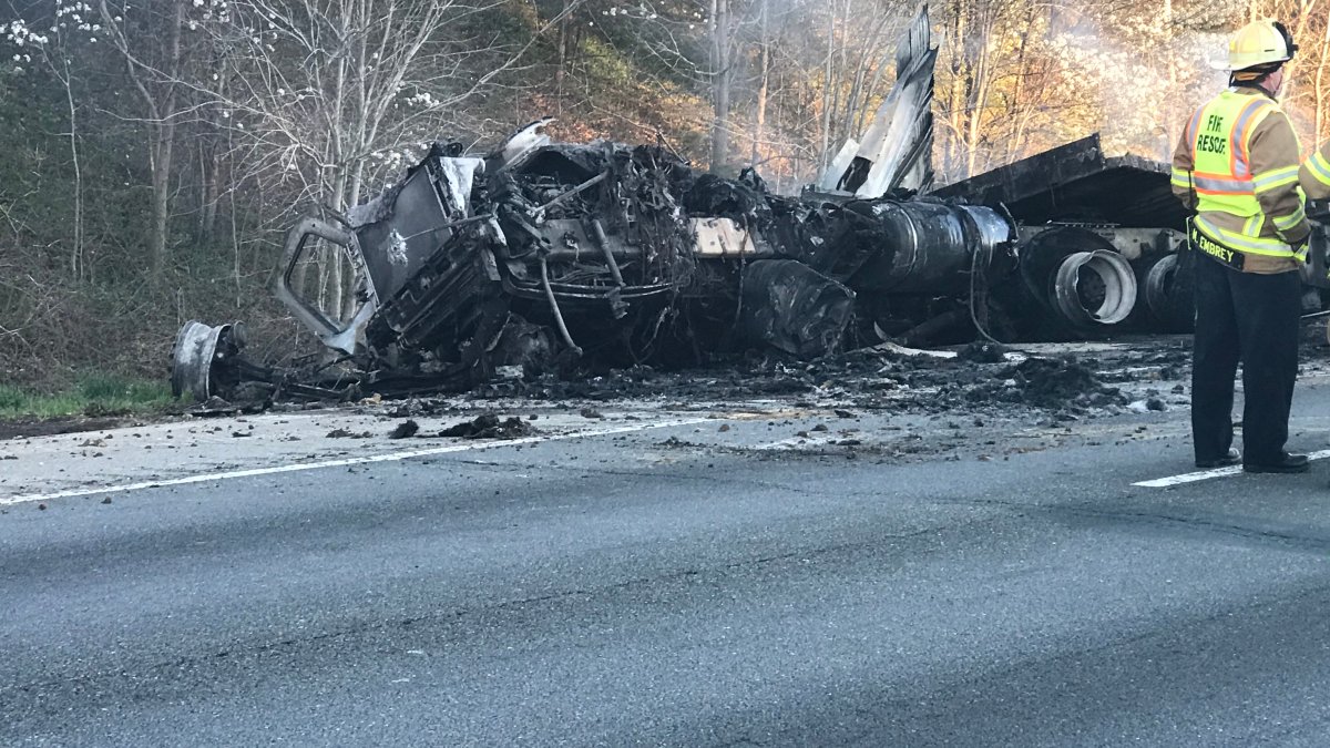 Northbound I-95 in Spotsylvania County Reopens After Tractor-Trailer