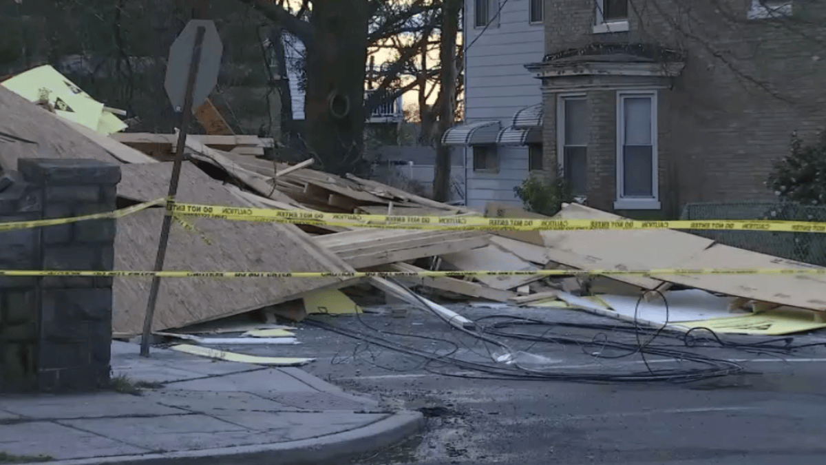 Building in Northeast DC Collapses, Filling Side Street With Debris ...