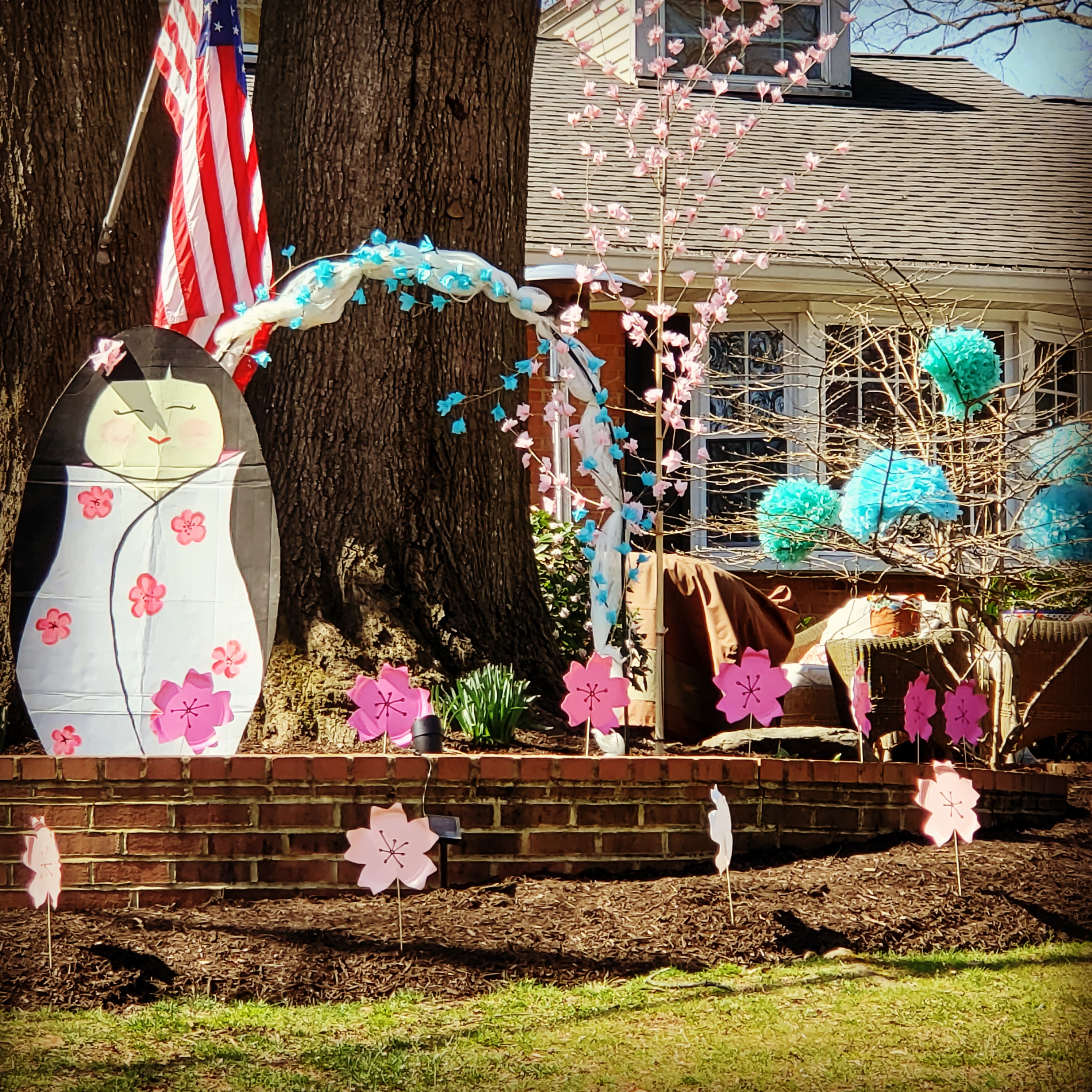 Photos Washington DC Porches Decorated for Cherry Blossoms 2021 NBC4