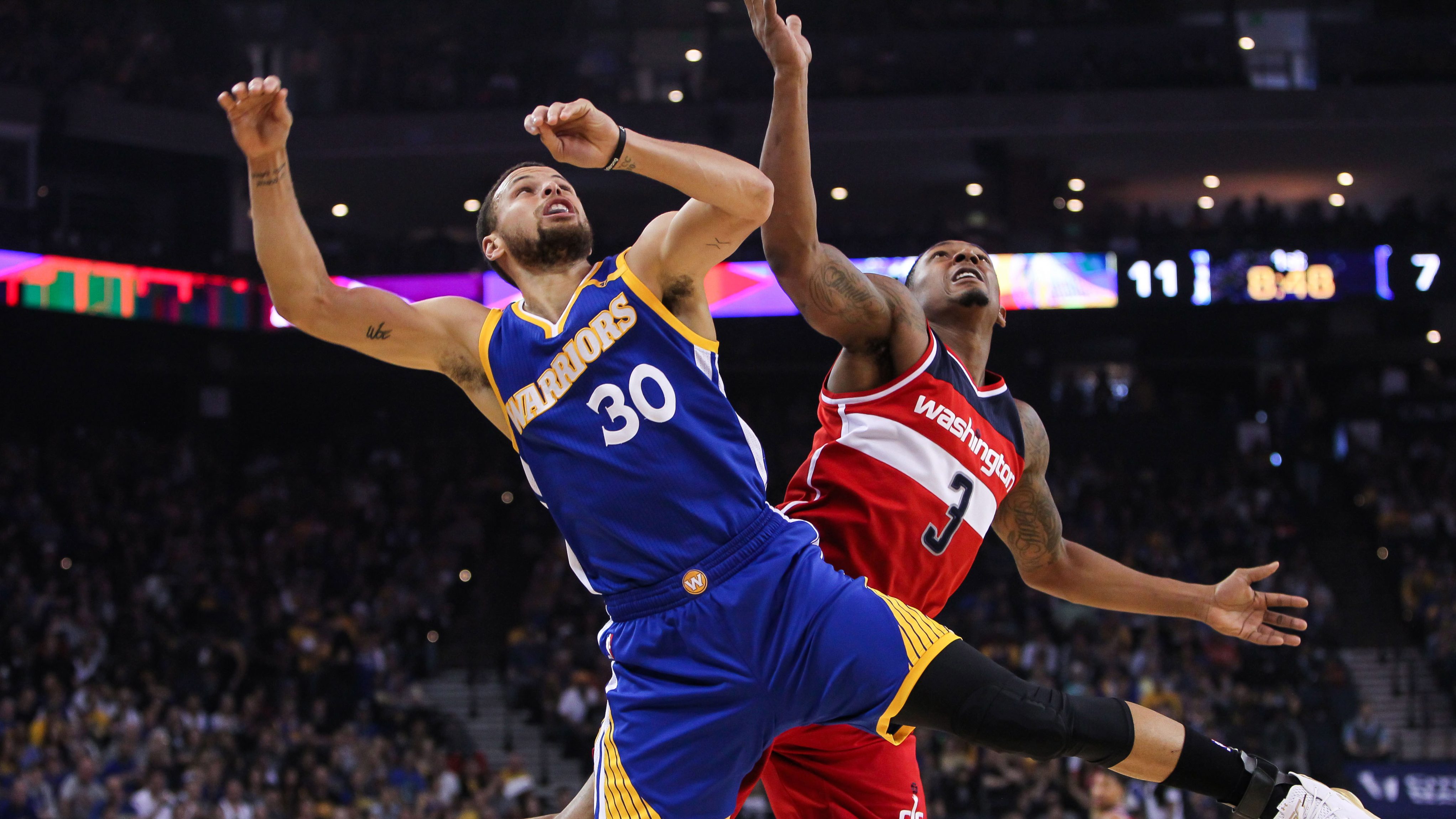 Bradley Beal, Stephen Curry Set to Collide Amid Close Scoring Title Battle