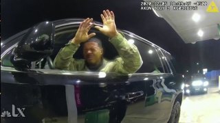 Body camera footage from Virginia police officers shows interaction with military member Caron Nazario, who was pepper sprayed while attempting to comply with police.