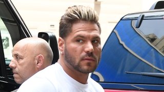 Ronnie Ortiz-Magro is seen outside Good Morning America on July 9, 2019 in New York City.