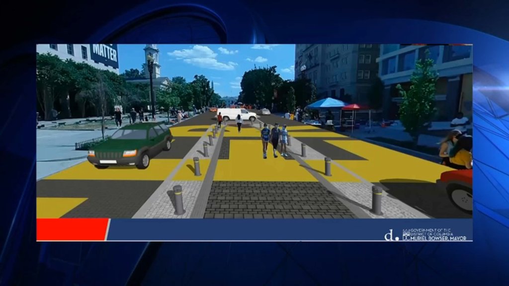 Black Lives Matter plaza rendering