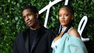 ASAP Rocky and Rihanna