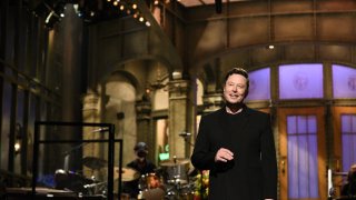 "Elon Musk" Episode 1803 -- Pictured: Host Elon Musk during the monologue on Saturday, May 8, 2021