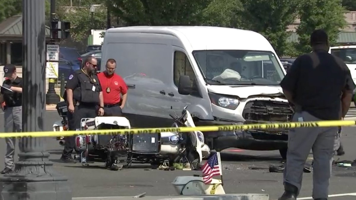 US Capitol Police Officer on Motorcycle Injured in Crash – NBC4 Washington