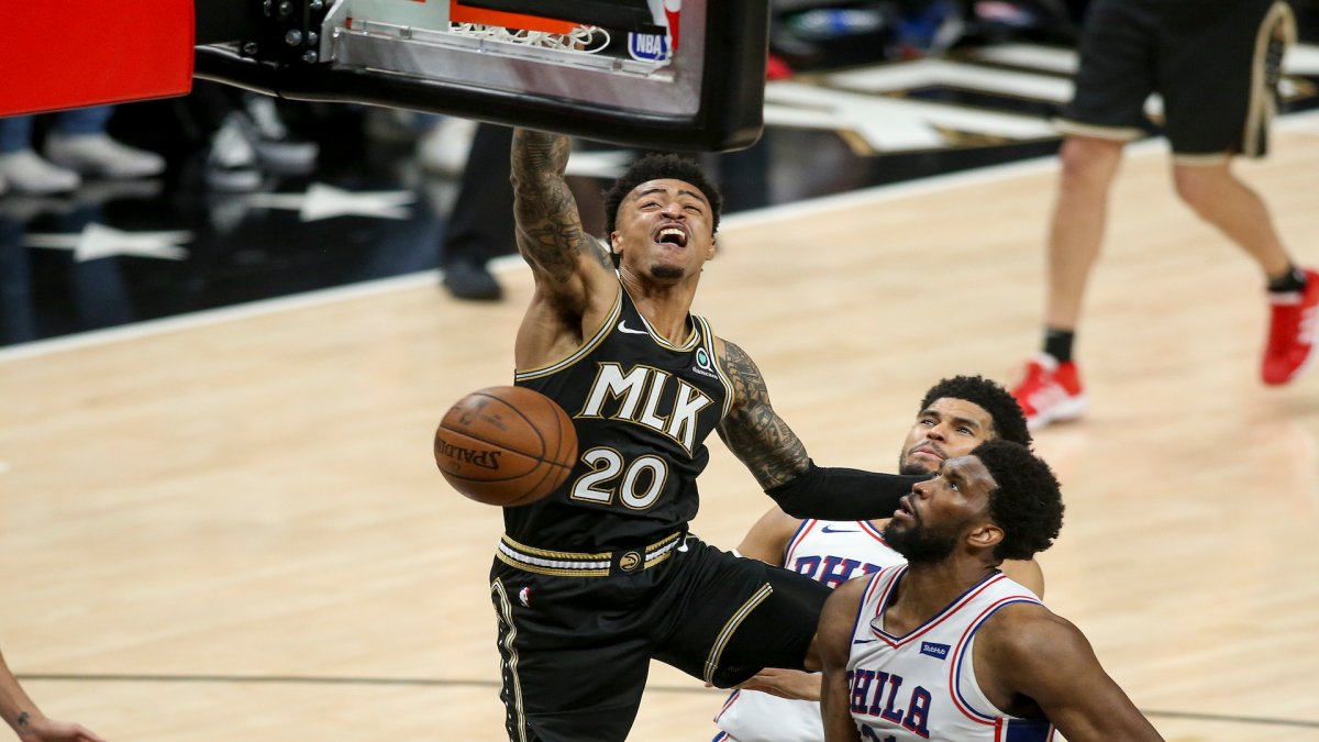 Tempers Flare Between John Collins and Joel Embiid in Game 6