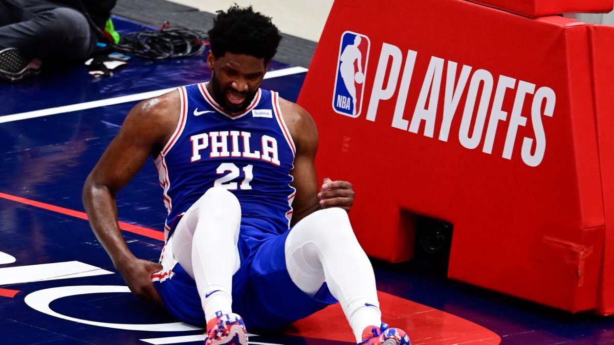 Report: Joel Embiid Is ‘Doubtful' for Game 5 Vs. Wizards With Knee Injury