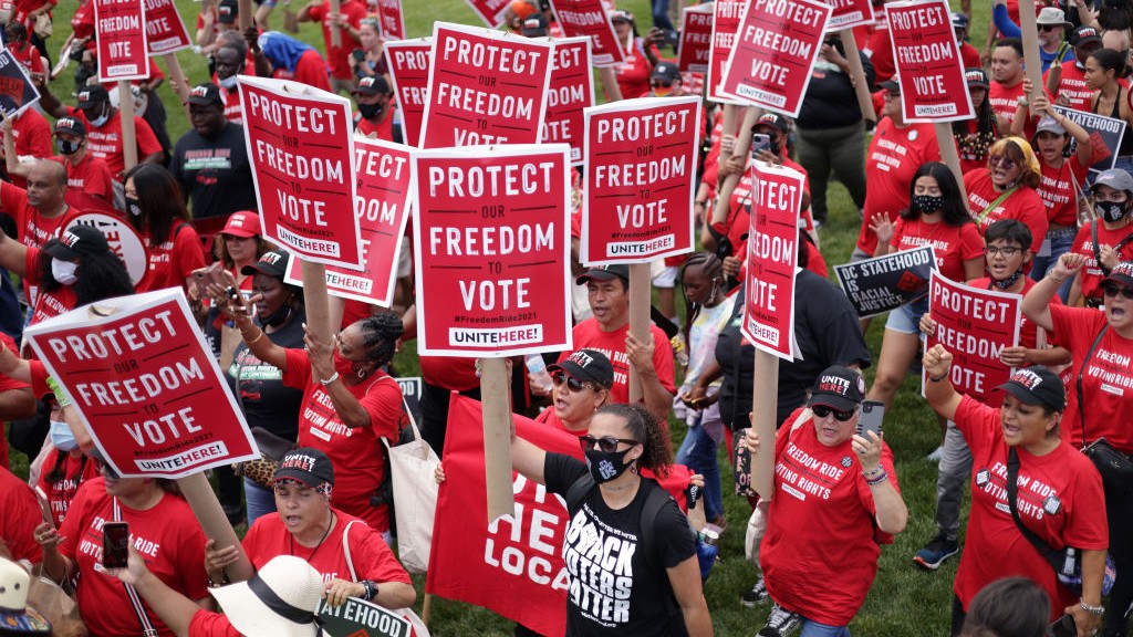 Photos Black Voters Matter Rally Held on National Mall NBC4 Washington