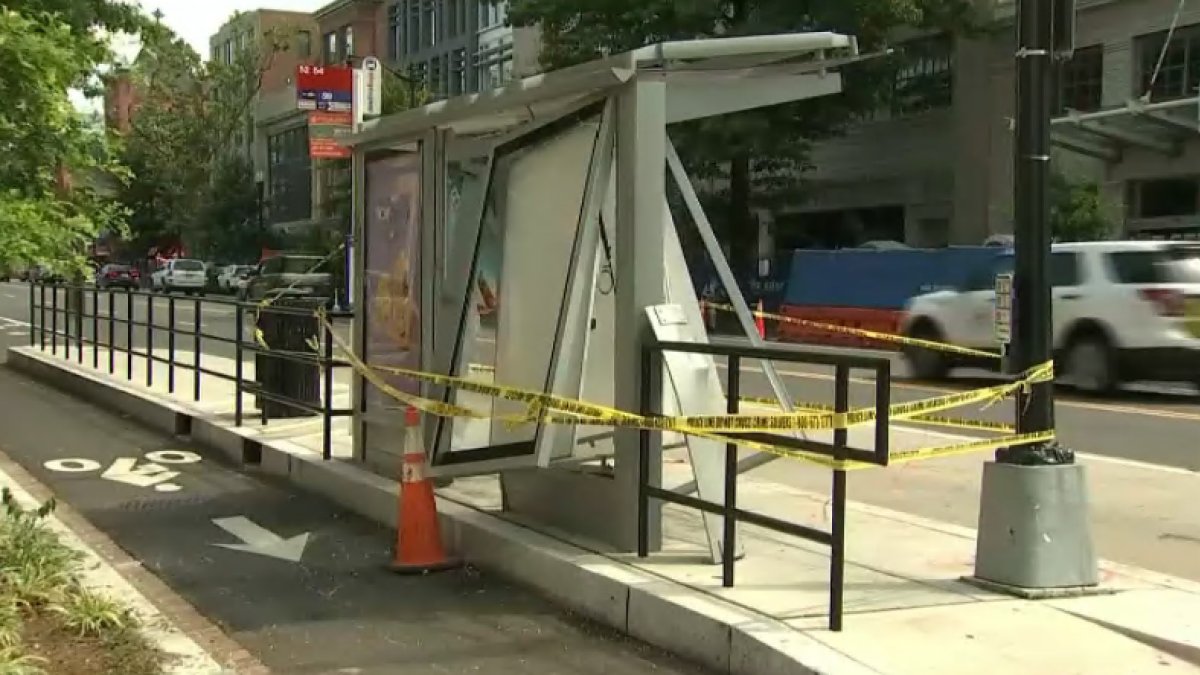 DUI Driver Hits Bus Stop Near Logan Circle, Kills Pedestrian NBC4