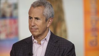 Danny Meyer, founder and chief executive officer of the Union Square Hospitality Group LLC, listens during a Bloomberg Television interview in New York, U.S., on Tuesday, Aug. 15, 2017.