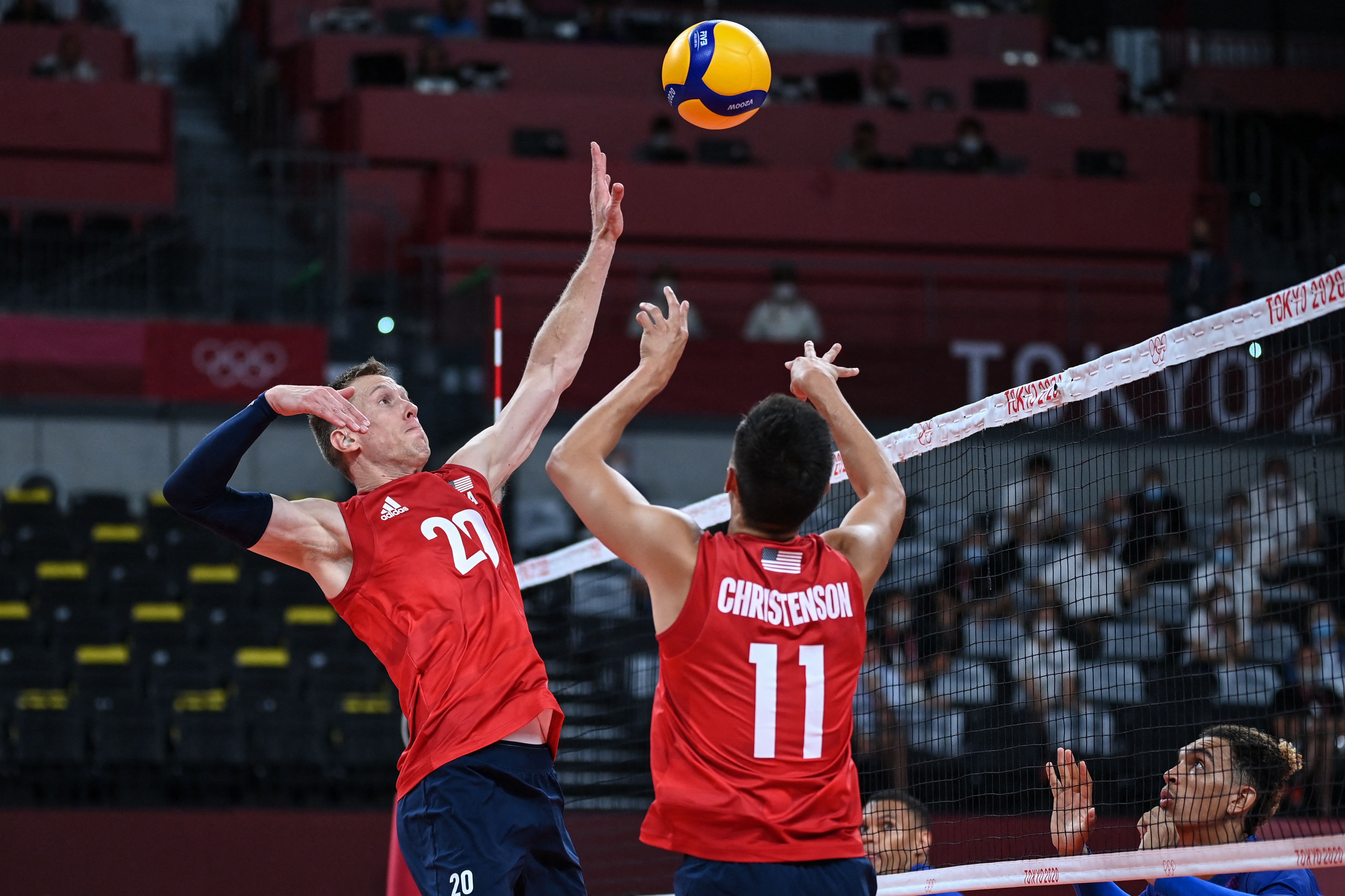 US Men's Volleyball Team Handles France in Olympic Opener