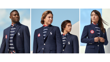 Team USA modeling the Ralph Lauren outfits