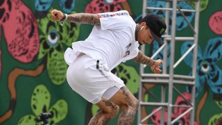 Nyjah Huston competes