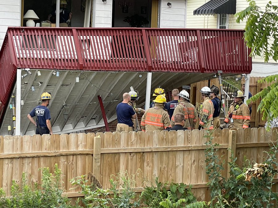 3 Rescued After Deck Collapses in Montgomery County NBC4 Washington