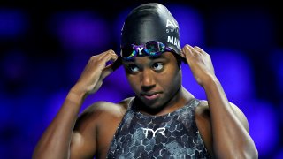 Four-time Olympic medalist Simone Manuel was listed as the anchor leg of the U.S. 4x100m freestyle relay team after speculation of whether she would be involved in the event at all.