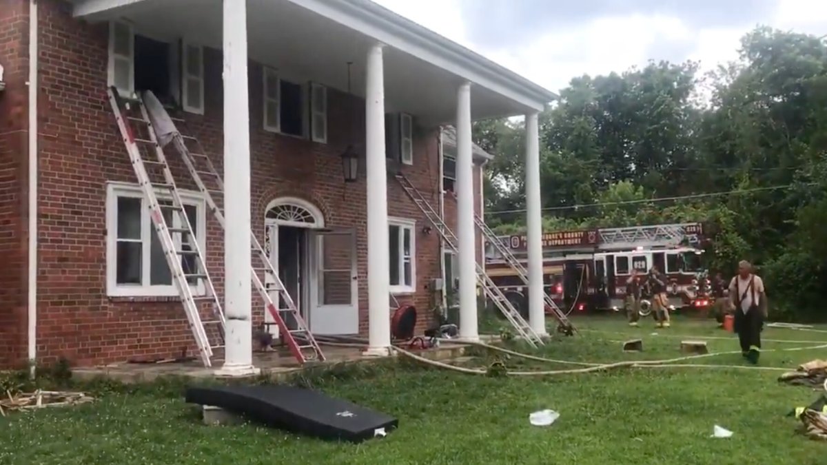 1-Year-Old, Man Rescued From Burning House in Maryland – NBC4 Washington
