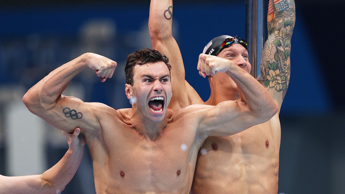 Caeleb Dressel and Team USA Win Gold in 4x100m Freestyle Relay – NBC4 ...